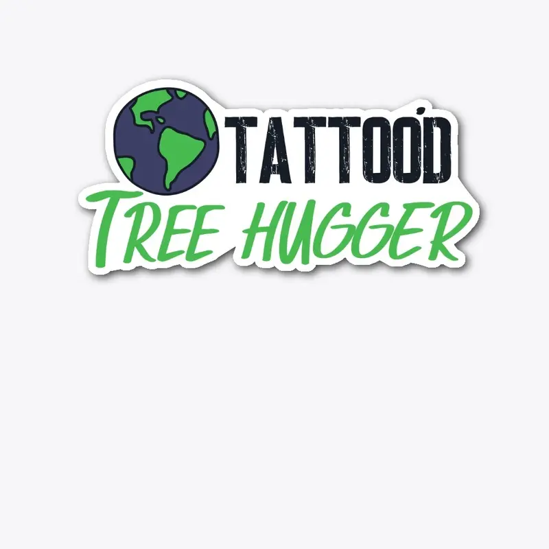 Tattoo'd Tree Hugger Dark Design