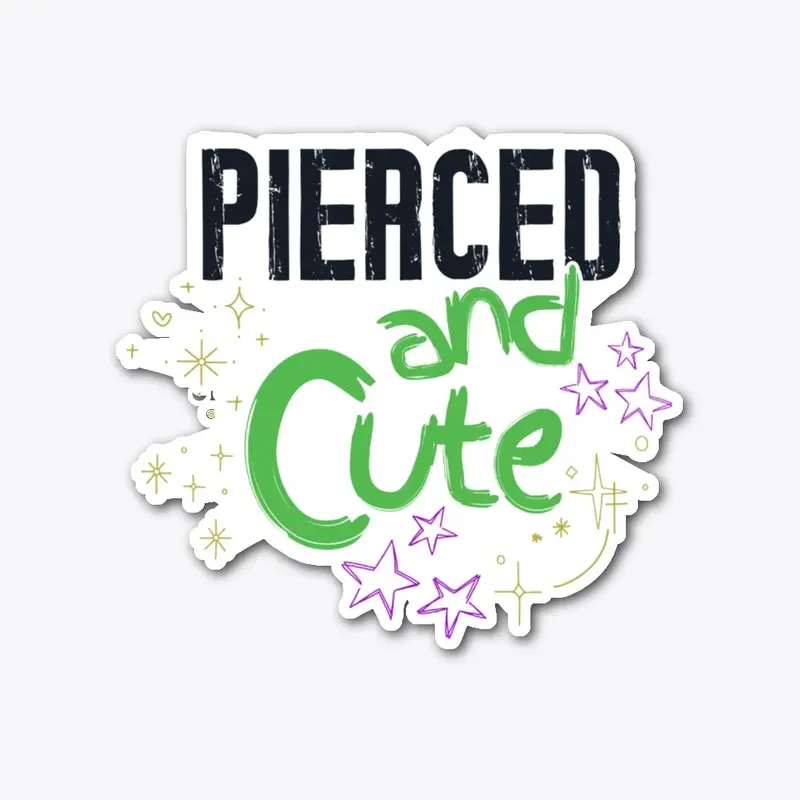 Pierced and Cute Dark Design